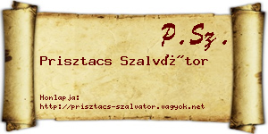 Prisztacs Szalvátor névjegykártya